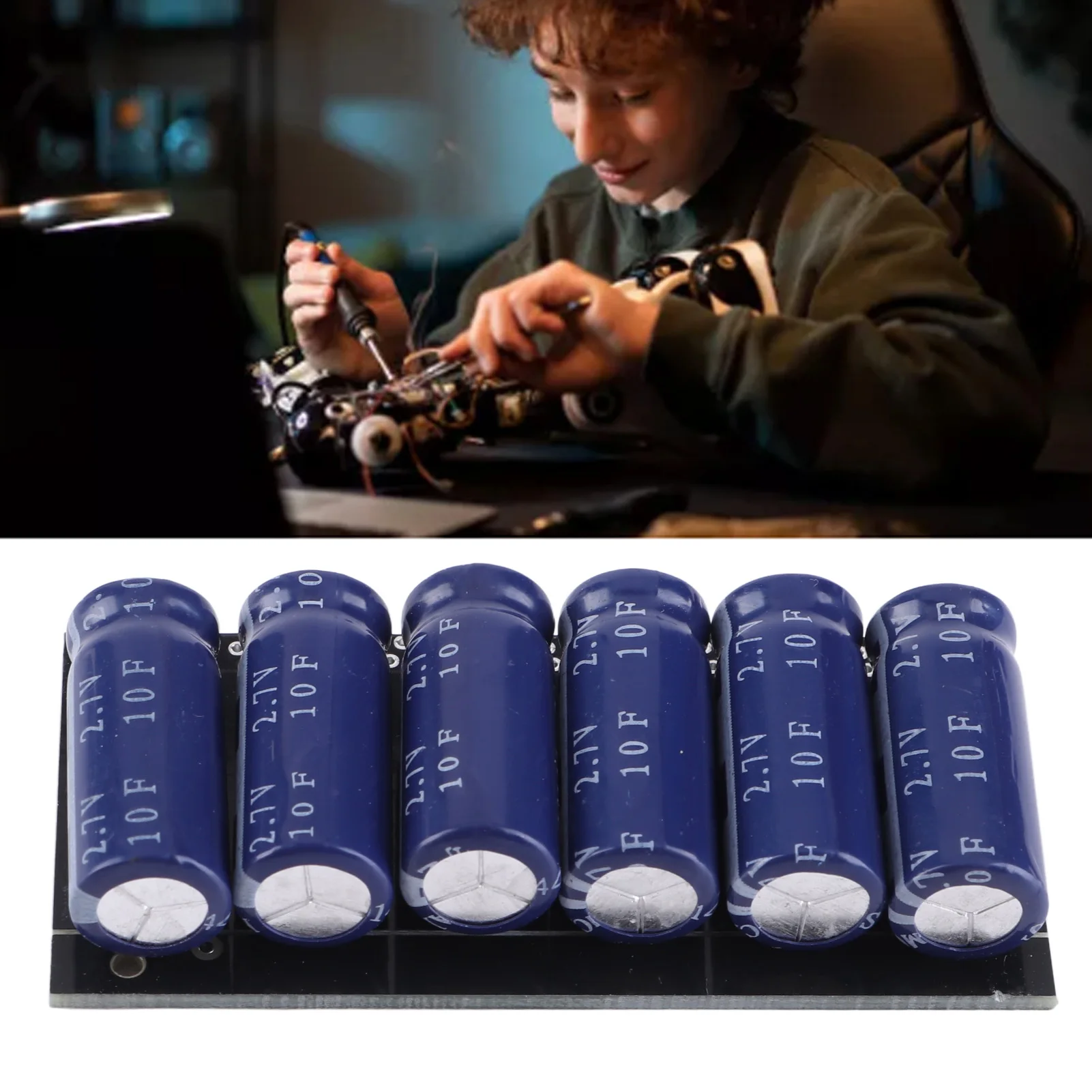 16V 1F 2F Фарад Конденсаторный модуль серии Подключение 2 7 V 10F Суперконденсаторы с