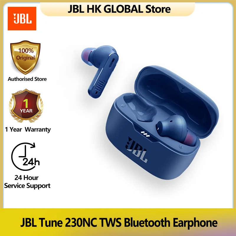 

JBL Original Tune 230NC TWS Noise Canceling Earphones Bluetooth Smart Sport Earbuds Waterproof Stereo Calls Headsets Wireless