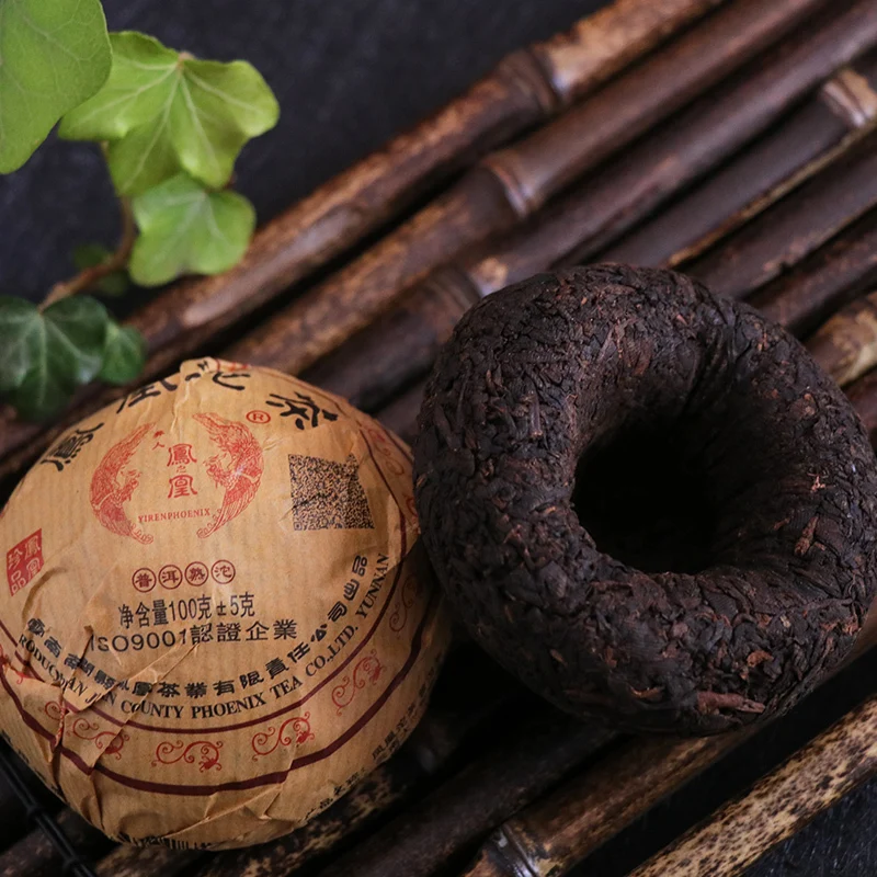 

2019 The Classic Yunnan Ancient Tree Phoenix Aging Tuocha Puer Cha 100g Special Ripe Tuo Cha Shu Puerh Cooked Shu Puer