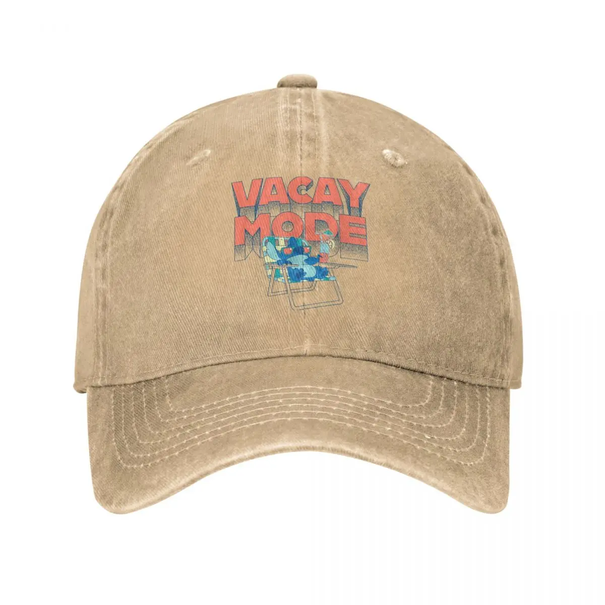 

Disney Lilo & Stitch Vacay Mode Baseball Cap Vintage Distressed Washed Cartoon Cute Snapback Hat Unisex Outdoor Summer Hats Cap