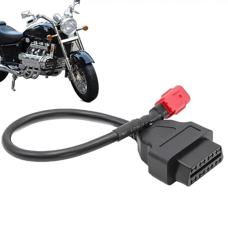 

Universal 6 Pin To 16 Pin For Hondas Motorcycle Cable Plug Auto Diagnostic Scanner Adapter Cable For Locomotive Motorbike