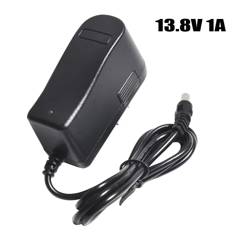

13.8V Lithium Battery Charger 12.8V 1A Lead Acid Battery Charger 13.8V 1A Polymer Charger DC 5.5 * 2.1 MM