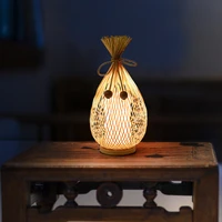 table lamp bedside lamp chinese bamboo lamp japanese bedroom girl guesthouse decoration creative table lamp