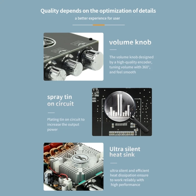 TDA7498E 160 Вт + плата аудиоусилителя Bluetooth-совместимая модуля 5 1 ампер 20 Гц-20 кГц