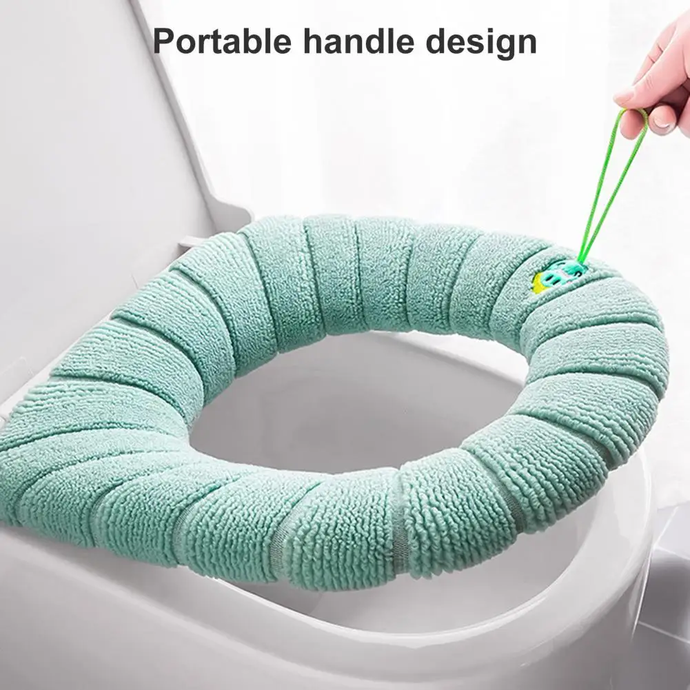 

Practical Easy Installation Toilet Seat Pad Toilet Cushion 4 Colors Seating