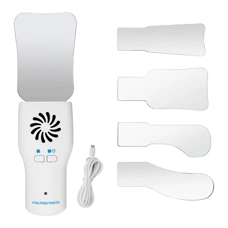 Набор противотуманных зеркал без тумана Интраоральная фотография зеркало из