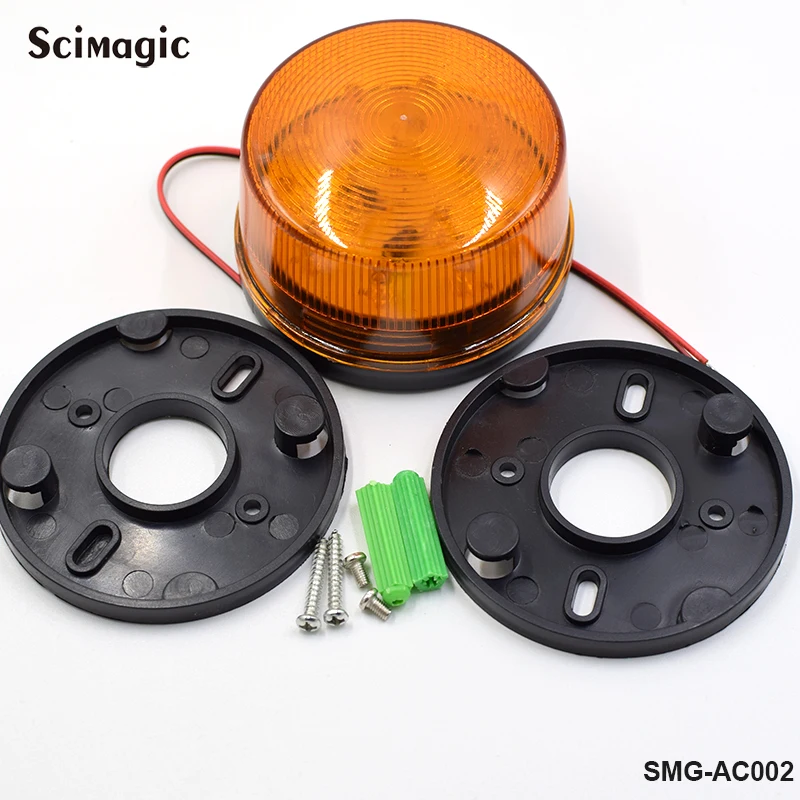 Security Alarm DC 12V or 24V LED Light Strobe Signal Safety Warning Red Flashing For Walkway Garden Hallway Building |
