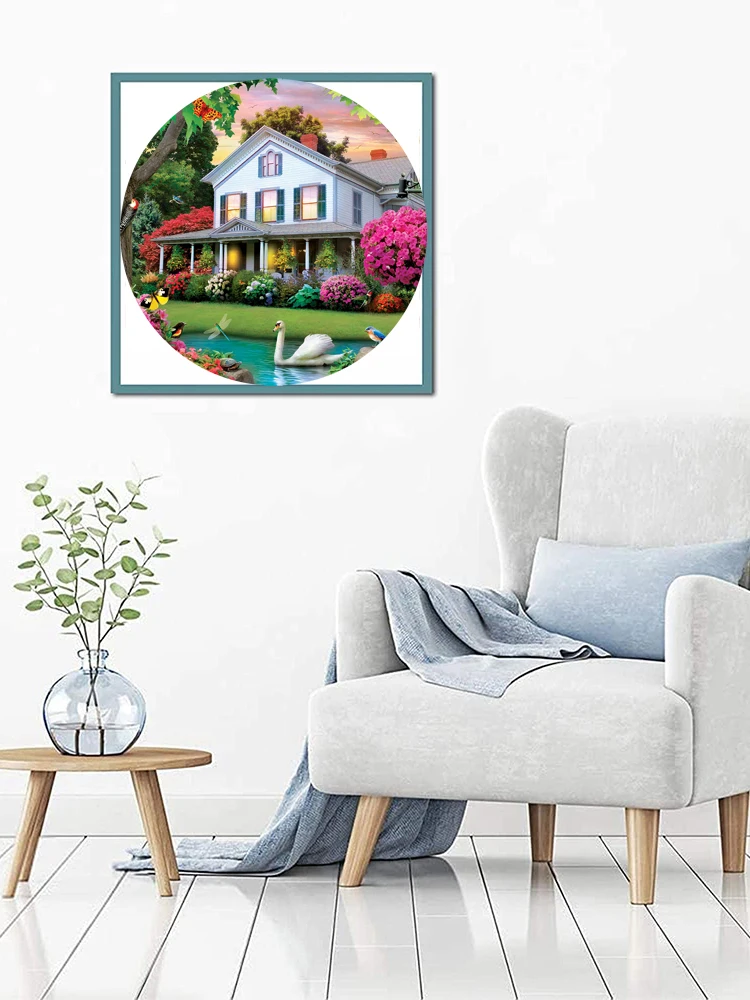 Рисунок 6 - Красивые деревянные пазлы-хижины