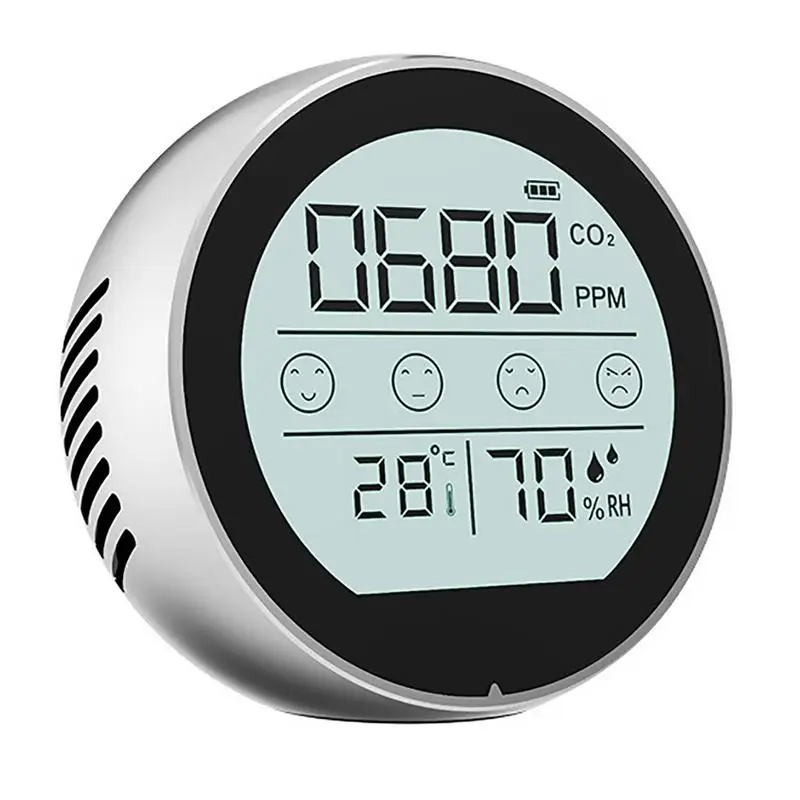 

Air Quality Monitor Metal Carbon Dioxide Monitor Instrument Alloy Material Monitoring Supplies For Rooms Gyms Offices And