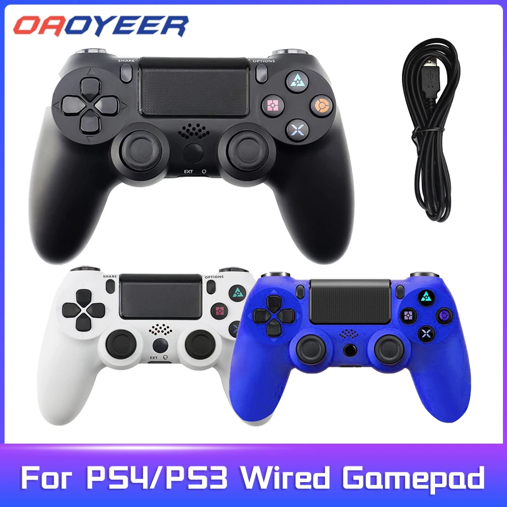 

Проводной геймпад для PS4, беспроводной контроллер, консоль для PS3, PS4, джойстик, аксессуары для игр, Bluetooth джойстик