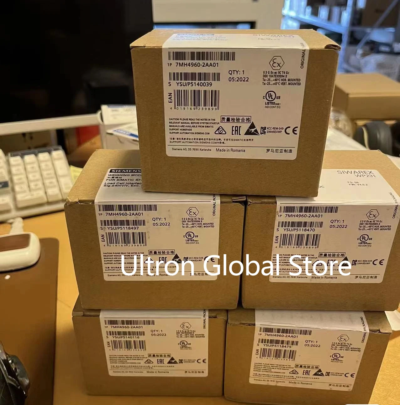 

SIEMENS SIWAREX Калибровочная электронная весовая 7MH4960-2AA01 7MH4910-0AA0