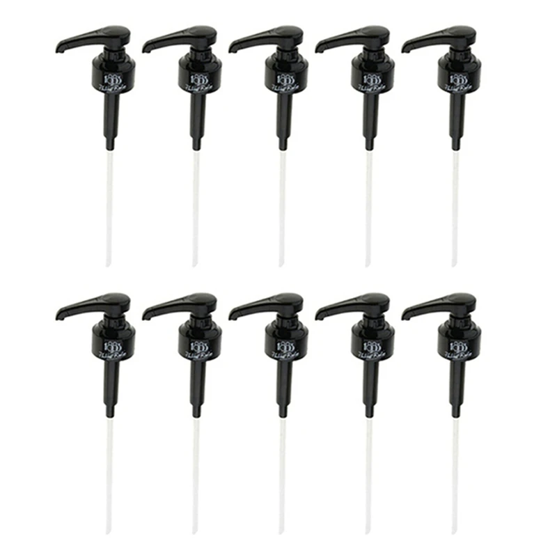 

10 Pack Coffee Dispenser Syrup Pump Black Liquid Dispenser For Monin Syrup Snow Cones Flavorings & More
