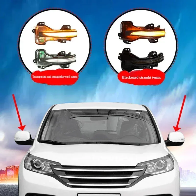 Для Honda Brio BR-V Amaze Pilot Бесплатные зеркала заднего вида желтые указатели поворота с