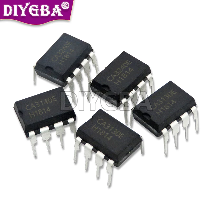 Набор микросхем CA3140EZ DIP-8 CA3140 CA3140E DIP8 IGMOPNRQ CA3240EZ CA3240E CA3240 CA3130E CA3130EZ DIP IC, 10 шт., 100%