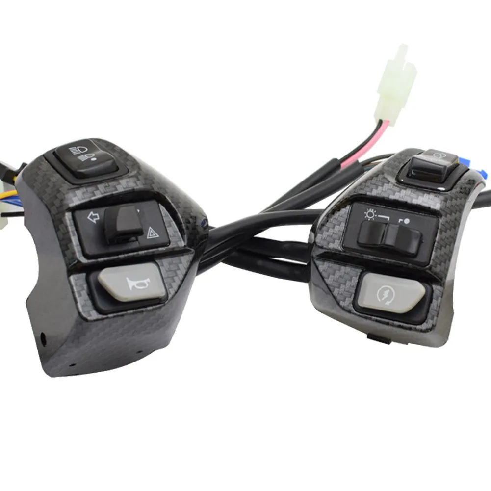 

2X Motorcycle Switches Motorbike Horn Button Turn Signal Electric Fog Lamp Light Start Handlebar Controller Switch For AEROX-155