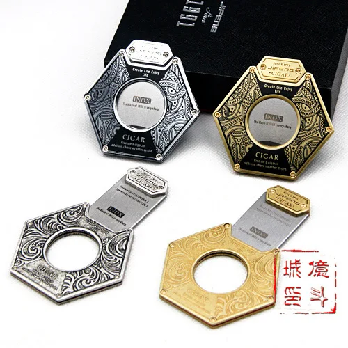 Новые ножницы для сигар monsoon JiFENG Шестигранная Чистая медь портативный снег нож