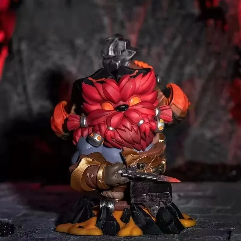 Фото Оригинальная фигурка Ornn из League of Legends (LoL) «Огонь под горой», Q-версия, модель-статуэтка, настольное украшение, коллекционная игрушка №5
