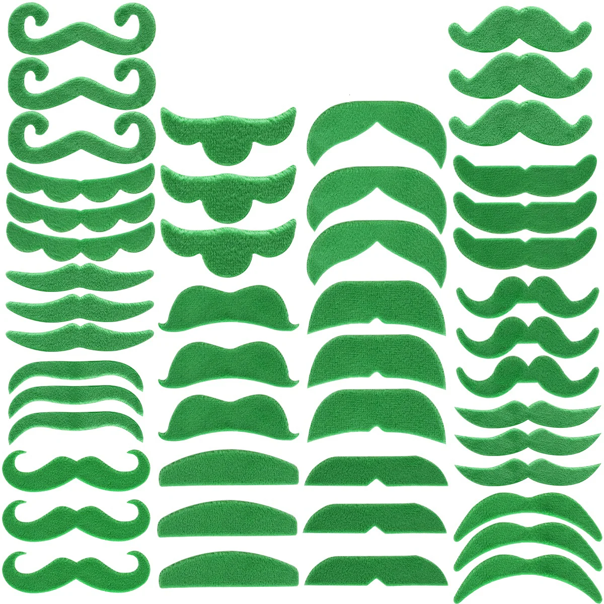 

Beard Gifts Green Fake Beard Clothing Party Favors Saint Patricks Day Party Supplies Plush Fake Mustache