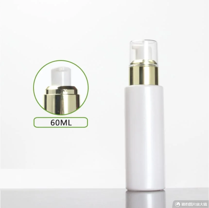 60 мл матовая/зеленая/синяя стеклянная бутылка золотой флакон с помпой Прозрачная