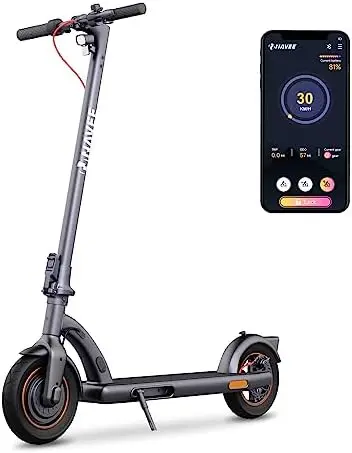 

Scooter N40, 350W Motor & 10" Pneumatic Tires,25-35 Miles Range,18.6MPH,Lightweight Foldable Scooter, Commuter E-Scoote speed