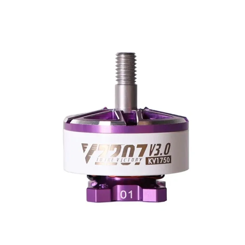 Фото Бесколлекторный двигатель T-MOTOR TMOTOR Velox V3.0 2207 V2207 6S 1750KV 1950KV 2050KV 4S 2550KV для DIY FPV гоночных RC-моделей №3