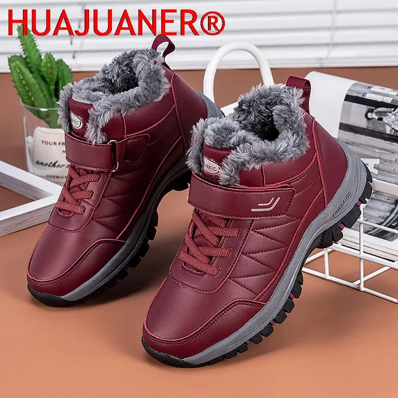

Valstone Winter New Women's Snow Boots Outdoor Casual Slip Resistant Female Sneaker Fashion Quality Warm Lined Botas De Mujer