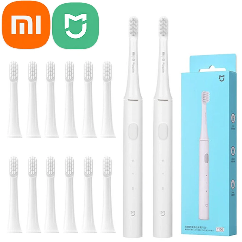 Xiaomi Mijia Sonic Electric Toothbrush Adult Ultrasonic Automatic Toothbrush USB Rechargeable Waterproof Tooth Brush Xiami T100