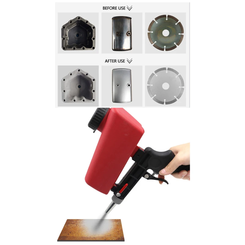 

Регулируемый Пескоструйный пистолет 90psi, Портативный Пескоструйный Аппарат, пескоструйная машина, Гравитационный маленький ручной пневматический Пескоструйный пистолет, Новинка