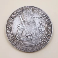 poland 1630 silver plated brass commemorative collectible coin gift lucky challenge coin copy coin