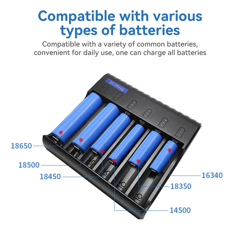 

Adjustable USB Battery Charger Headlight Batteries Charging Device
