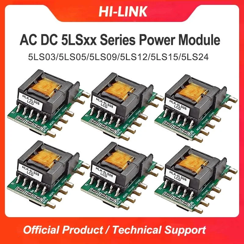 Фото Модуль стабилизации напряжения Hi-Link ACDC HLK-5LS03 5LS05 5LS09 5LS12 5LS15 5LS24 (изолированное преобразование 20В в 3.3В, 5В, 9В, 12В, 15В, 24В) №2