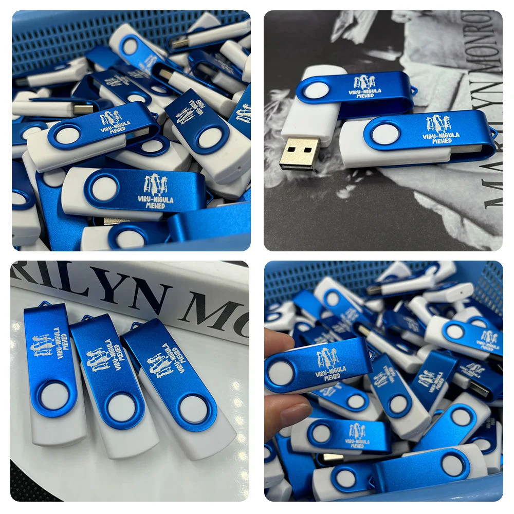Фото 50 шт./лот, металлическая флешка USB 2.0, 4 ГБ, 8 ГБ, 16 ГБ, 32 ГБ, 64 ГБ, креативный дизайн, с возможностью нанесения логотипа №3