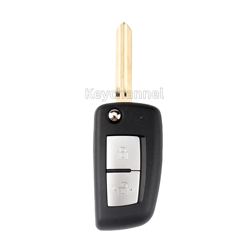 

1 шт., 2 3 кнопки, откидной пульт дистанционного управления NSN14, чехол для ключа, совместимый с Nissan Qashqai Juke Micra X-Tail, сменный корпус ключа