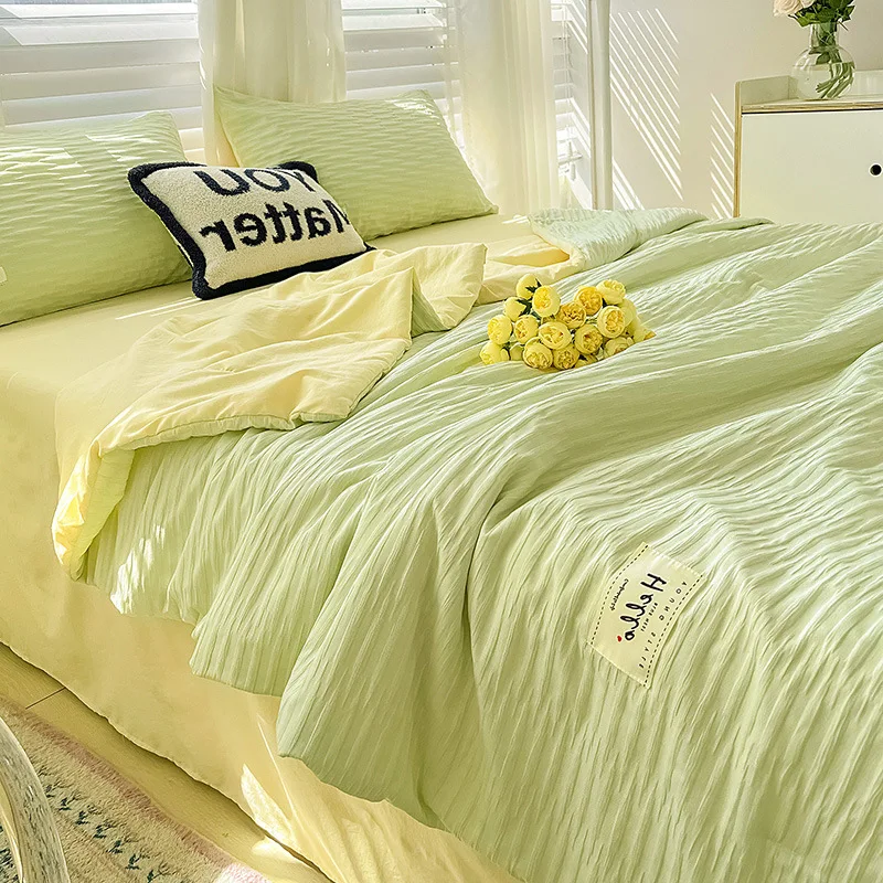 Летнее одеяло хлопковое стеганое покрывало для двуспальной кровати размера