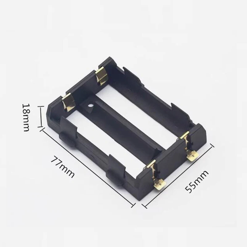 

26650, батарейный отсек, держатель батареи «сделай сам», патч, позолоченный шрапнельный штифт, отсек для литиевой батареи