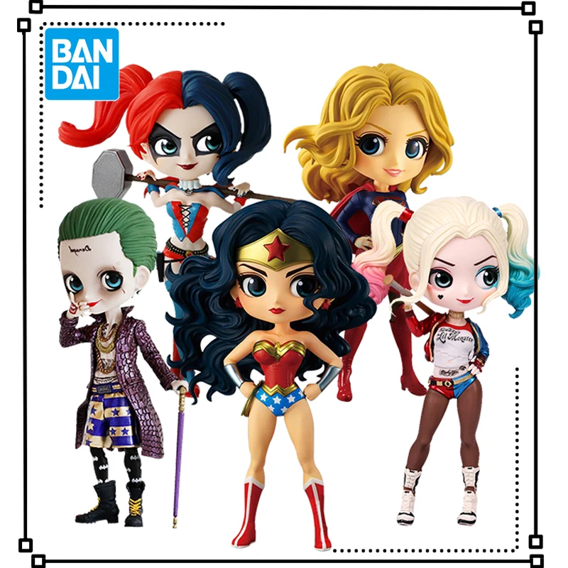 

Bandai DC Suicide Squad Harley Quinn Joker Action Figure Catwoman PVC Doll Anime Collectible Model Toys for Boys GIft