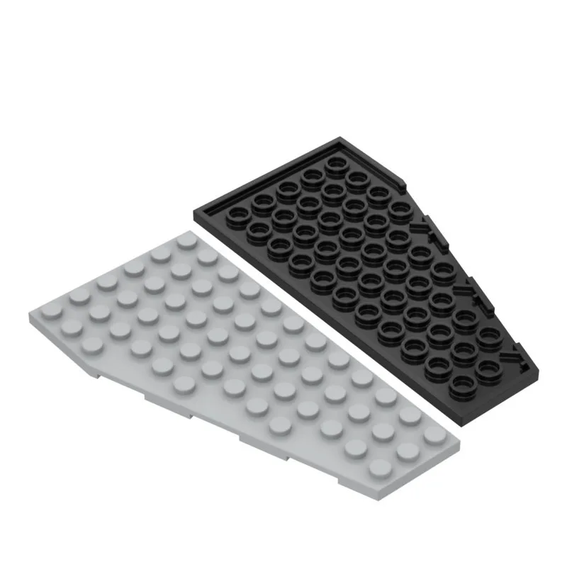 

Rainbow Pig MOC Parts 30356 Wedge Plate 6 x 12 Right Compatible Bricks DIY Assmble Building Blocks Particle Kid Puzzle Brain Toy