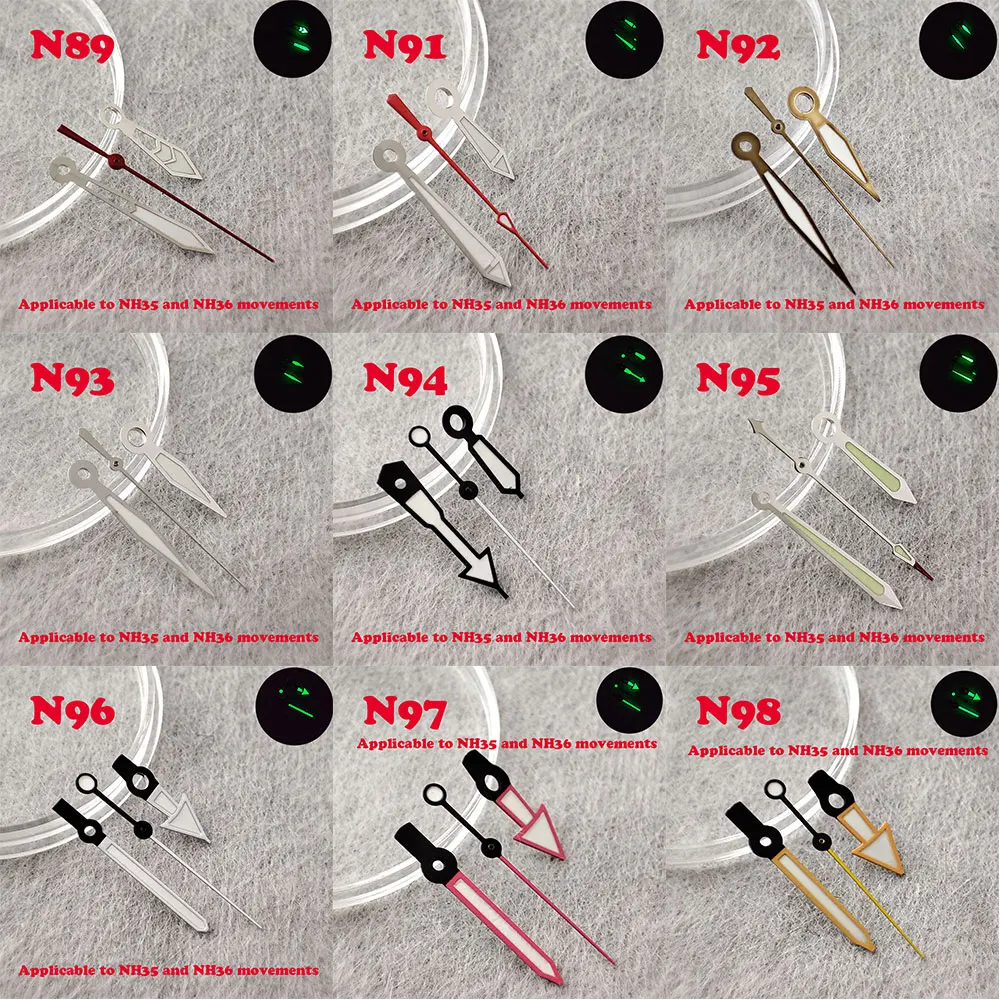 

Watch needle pointer, suitable for nh35 and nh36 movements, with luminous effect