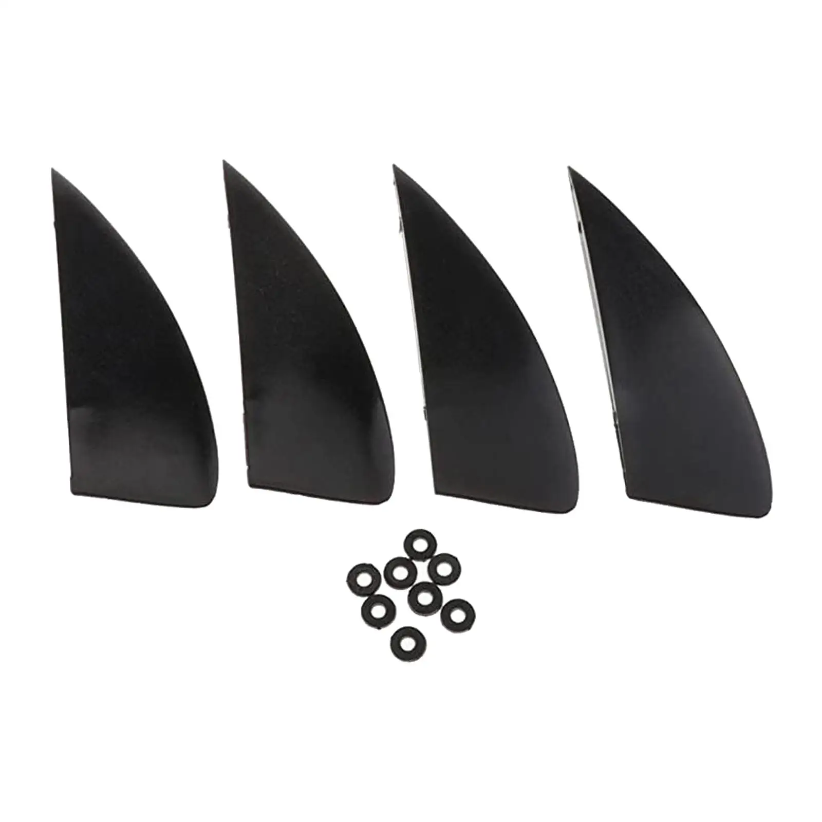 

4x Kiteboard Fin Wakeboard Replacement Fins Longboard Surfing Surfboard Fins
