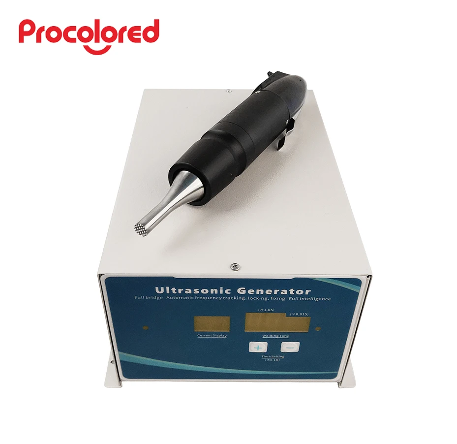 

Ear loop portable spot welder ultrasonic handle welding machine for non-woven