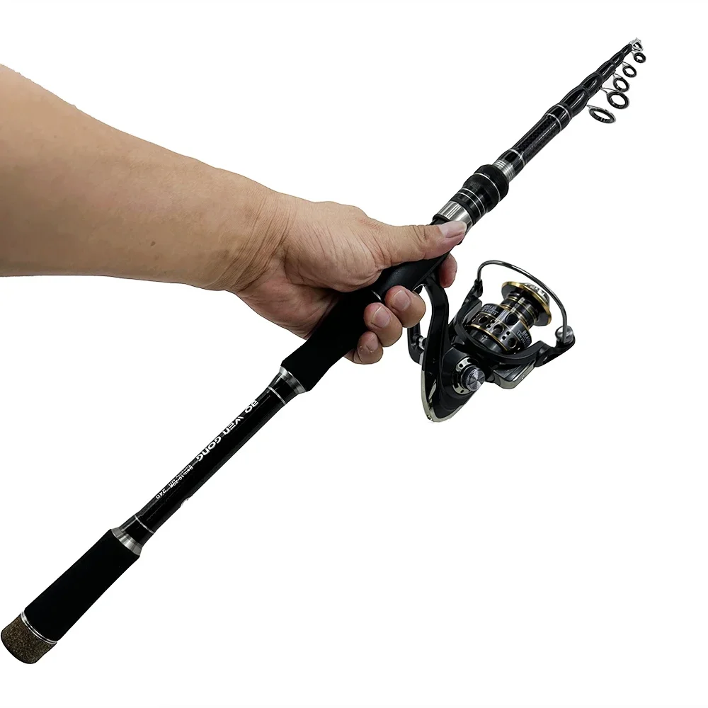 Портативная телескопическая удочка 1 8-3 0 м с катушкой для спиннинга серии 2000-4000