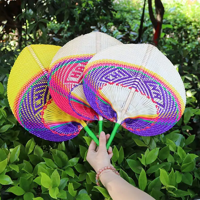 

Вентилятор для охлаждения ручной работы из натурального бамбука, 1 шт.