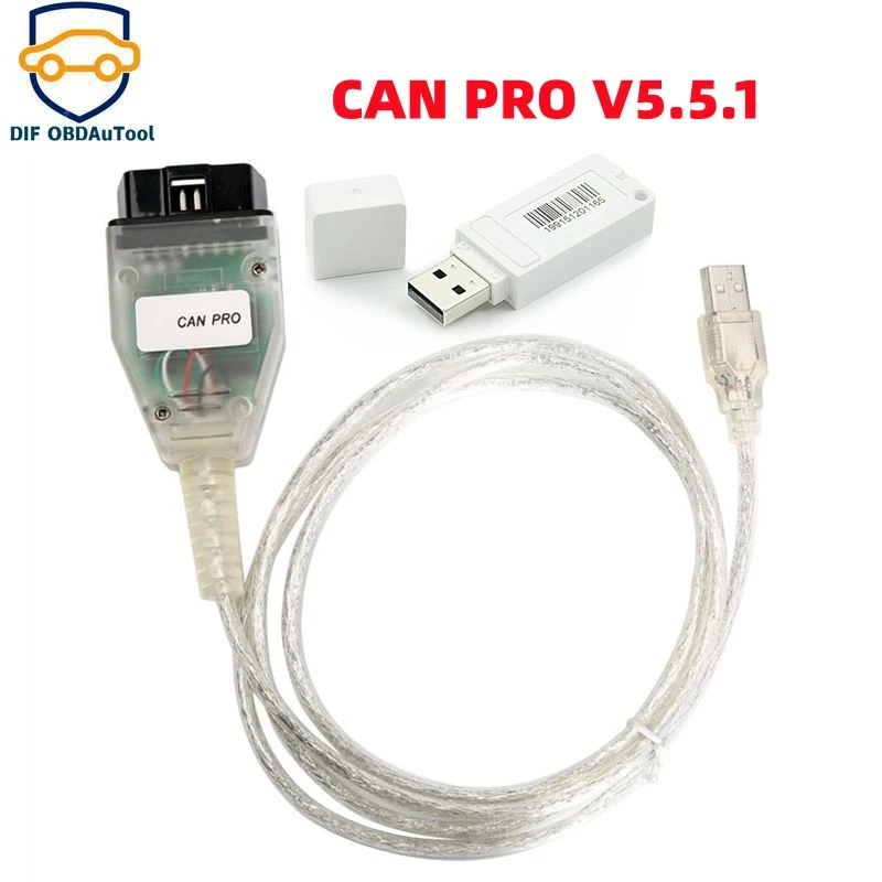 Сканер OBD2 VCP для VAG CAN PRO V5.5.1 Диагностический интерфейс FTDI FT245RL Чип OBDII BUS UDS K-Line