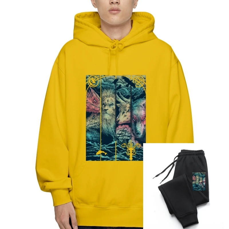 

Пуловер с принтом «Игра престолов», Осень-зима