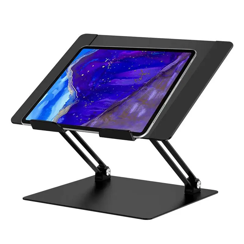 

Foldable Laptop Stand Adjustable Height Ergonomic Sit Stand Computer Stand Folding Computer Stand Anti-Slip Laptop Riser