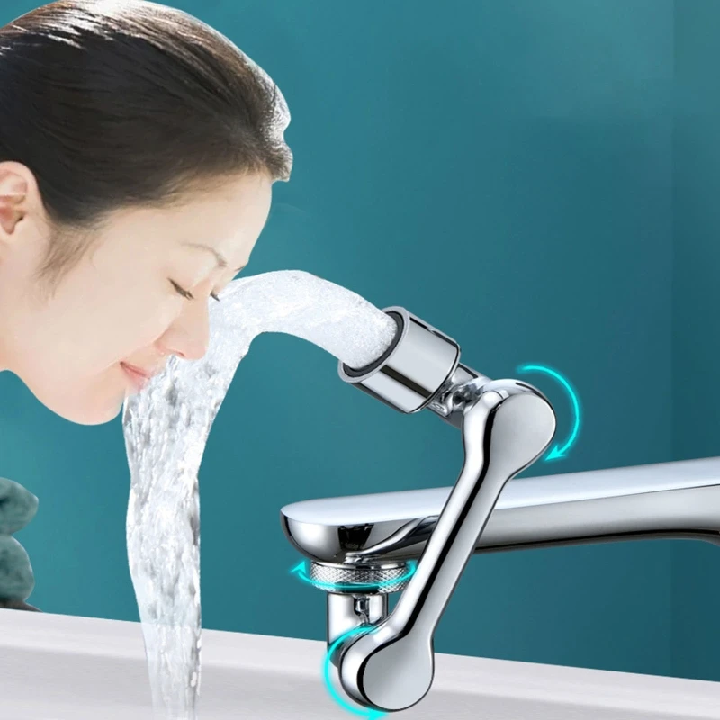 Аэратор для водопроводного крана с роботизированным рычагом поворот на 1080
