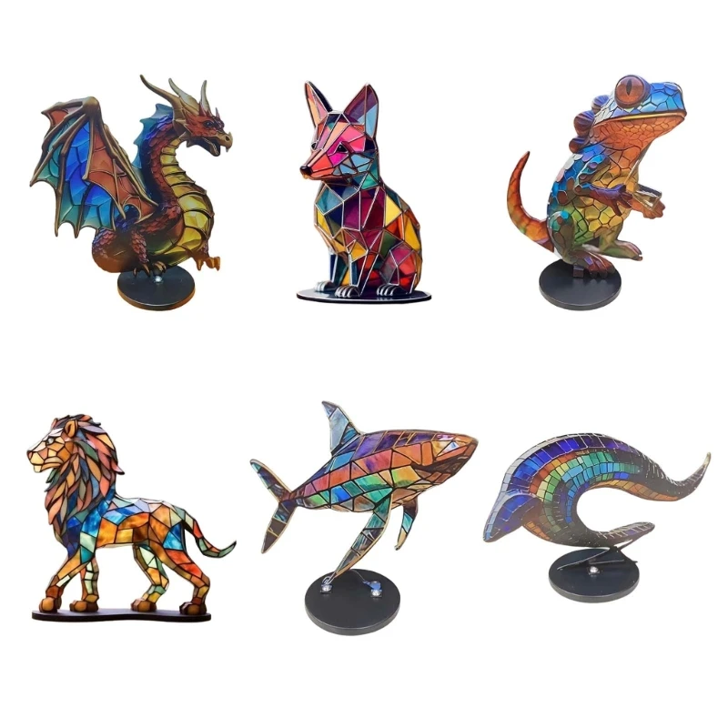 

Art Sculpture Metal Art Desk Decoration Metal Animal Statue for Home and Office