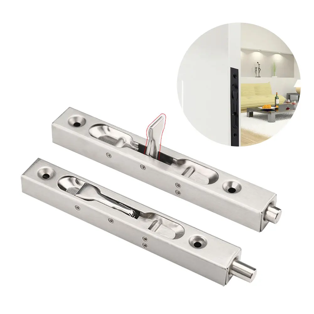 Скользящий болт прочная безопасная дверная защелка для дома с винтами