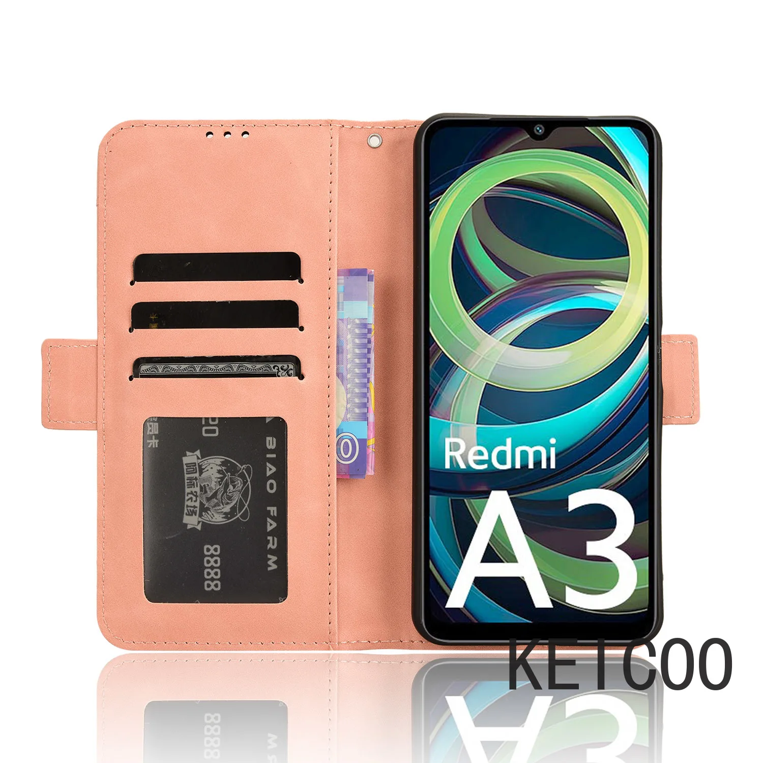 Амортизирующий чехол для Xiaomi Redmi A3 7 CC9e 9 SE чехол-кошелек с зажимом защита от