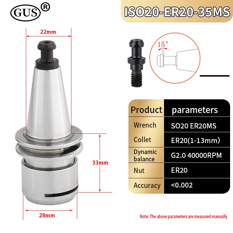 Держатель инструмента точный 0 002 мм ER16ER20 GER16GER20 35 мс